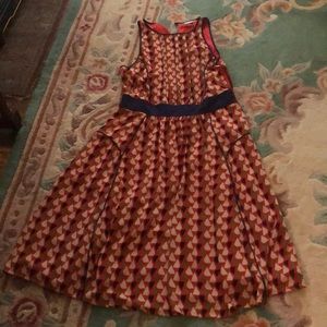 Summer dress. Lined, dry clean only.